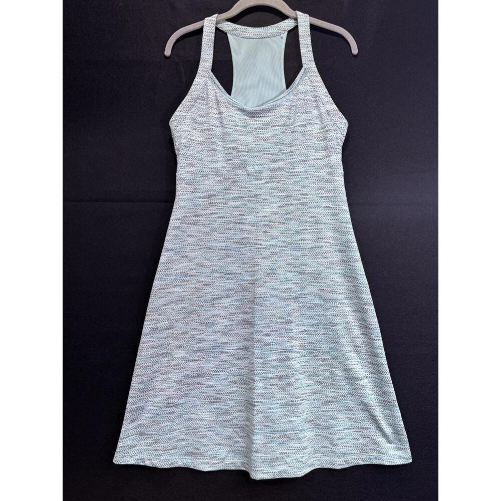 MPG  Mondetta Performance Gear Dress Womens Small Racerback Shelf Bra Blue Knit
